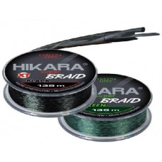 Плетеная леска Traper Hikara Super Braid зеленая 135m