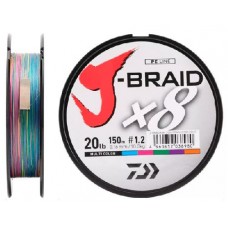 Леска плетёная Daiwa J-Braid X8 300m Multicolor