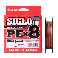 Леска плетёная Sunline Siglon PE?8 150m, Multicolor 5C