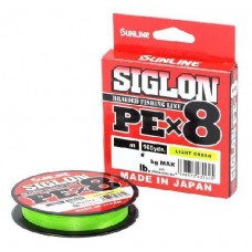 Леска плетёная Sunline Siglon PE?8 150m, Light Green