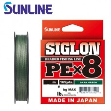 Леска плетёная Sunline Siglon PE?8 150m, Dark Green