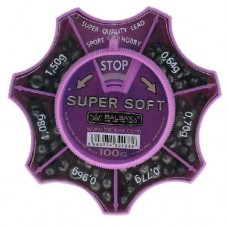 Набор грузил Balsax Super Soft Fiolet 0,64-1,5г (100гр.)