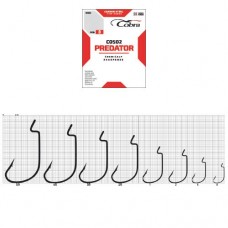 Крючок офсетный Cobra L-Worm 2312NSB