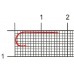 Крючок одинарный Metsui Round red