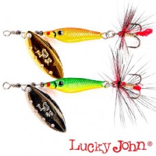 Блесна вращающаяся Lucky John Trian Blade Long 6 g