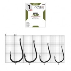 Крючок одинарный Cobra Carp Chinu 807NSB
