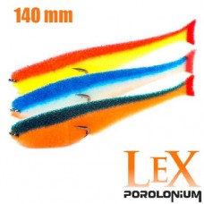 Рыбка поролоновая "LeX" Classic Fish CD 140мм, прижатый двойник