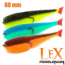 Рыбка поролоновая "LeX" Classic Fish CD 60мм, прижатый двойник