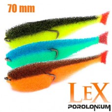 Рыбка поролоновая "LeX" Classic Fish CD 70мм, прижатый двойник