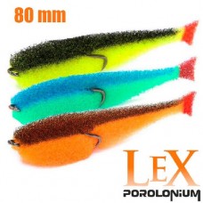 Рыбка поролоновая "LeX" Classic Fish CD 80мм, прижатый двойник