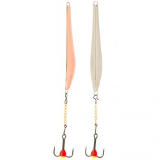 Блесна вертикальная зимняя Lucky John Double Blade 65мм CS