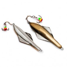 Блесна вертикальная зимняя Lucky John Glider 60мм GS