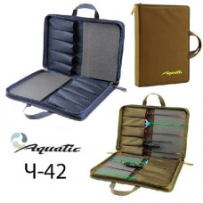 Чехол Aquatic Ч-42 для зимних удочек жесткий - Синий
