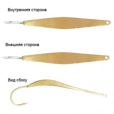 Блесна вертикальная зимняя Lucky John "Model M 265" 65мм G
