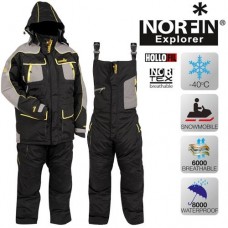 Костюм зимний Norfin Explorer черный/серый