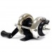 Катушка мультипликаторная зимняя Grifon Mini Troll Pro Silver (серебро)