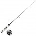 Зимняя удочка Rapala Flatstick 61 см Medium/Light с инерционной катушкой и намотанной леской Sufix Ice