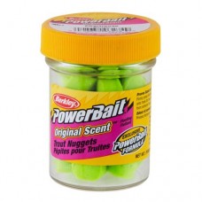 Насадка форелевая Berkley PowerBait Original Scent Trout Nuggets Chartreuse 30g