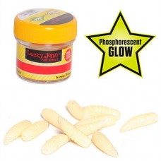 Насадки искусственные съедобные Lucky John Pro Series Maggot опарыш Phospho 12мм 30шт.