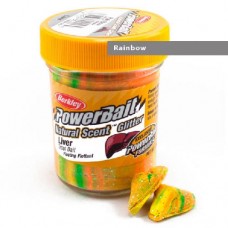 Паста форелевая Berkley Powerbait Natural Scent Glitter Trout Bait (50 г) Liver Rainbow