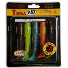 Виброхвост Lucky John Pro Series Tioga Fat 3.9 (10 см) MIX1