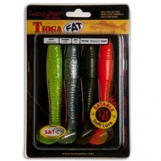 Виброхвост Lucky John Pro Series Tioga Fat 4.5 (11,4 см) MIX1