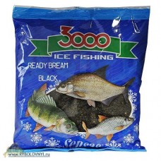 Прикормка зимняя готовая Sensas 3000 BREAM BLACK 0.5кг