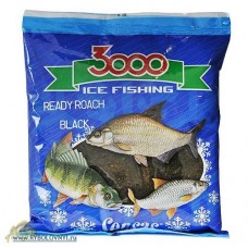 Прикормка зимняя готовая Sensas 3000 ROACH BLACK 0.5кг