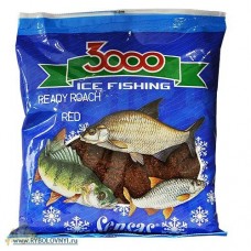 Прикормка зимняя готовая Sensas 3000 ROACH RED 0.5кг