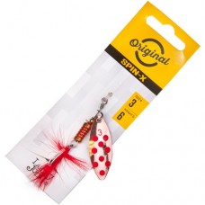 Блесна вращающаяся Lucky John Spin X Long 3 (6 г) CR