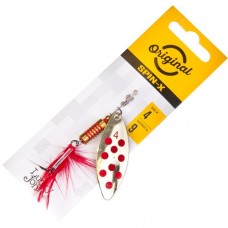 Блесна вращающаяся Lucky John Spin X Long 4 (9 г) GR