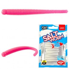Силиконовая приманка Lucky John Salty Sensation Salt Worm 2.0" цв.309
