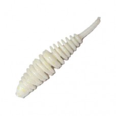 Силиконовые приманки Kosadaka Leech 42 запах сыра (42мм, 10шт.) WH