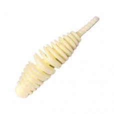 Силиконовые приманки Kosadaka Leech Fat 42 запах сыра (42мм, 9шт.) WH
