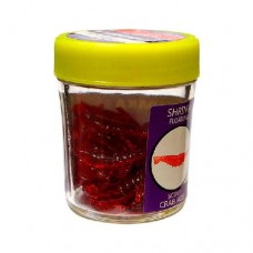 Насадки искусственные съедобные Kosadaka Shrimp Креветка красная (банка, 9 г)