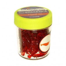 Насадки искусственные съедобные Kosadaka Shrimp Креветка красная (банка, 18 г)