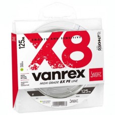 Плетеная леска Lucky John Vanrex X8 Braid 125м 0,14 (Fluo Green)