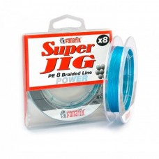 Плетеная леска Fanatik Super Jig PE X8 75м (0,10мм) Blue
