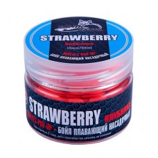 Бойлы плавающие Sonik Baits Fluo Pop-Ups Strawberry(Клубника) 14мм 90мл
