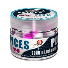 Бойлы плавающие двухцветные Sonik Baits Fluo Pop-Ups Spices-Plum(Специи-Слива) 14мм 90мл