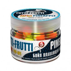 Бойлы плавающие двухцветные Sonik Baits Fluo Pop-Ups Tutti Frutti-Pineapple(Тутти-Фрутти-Ананас) 14мм 90мл