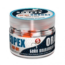 Бойлы плавающие двухцветные Sonik Baits Fluo Pop-Ups Scopex-Orange(Скопекс-Оранж) 14мм 90мл