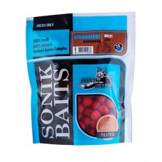 Бойлы тонущие Sonik Baits Sinking Strawberry(Клубника) 20мм 750г