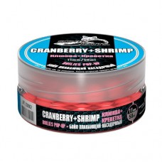 Бойлы плавающие Sonik Baits Fluo Pop-Ups Cranberry-Shrimp(Клюква-Креветка) 11мм 50мл