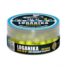 Бойлы плавающие Sonik Baits Micron Fluo Pop-Ups Loganika(Логаника) 8мм 50мл