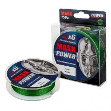 Леска плетеная Akkoi Mask Power X6 150м Dark-green (0,12мм)