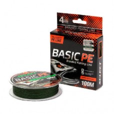 Леска плетеная Select Basic PE 100м (0,10мм) Dark green